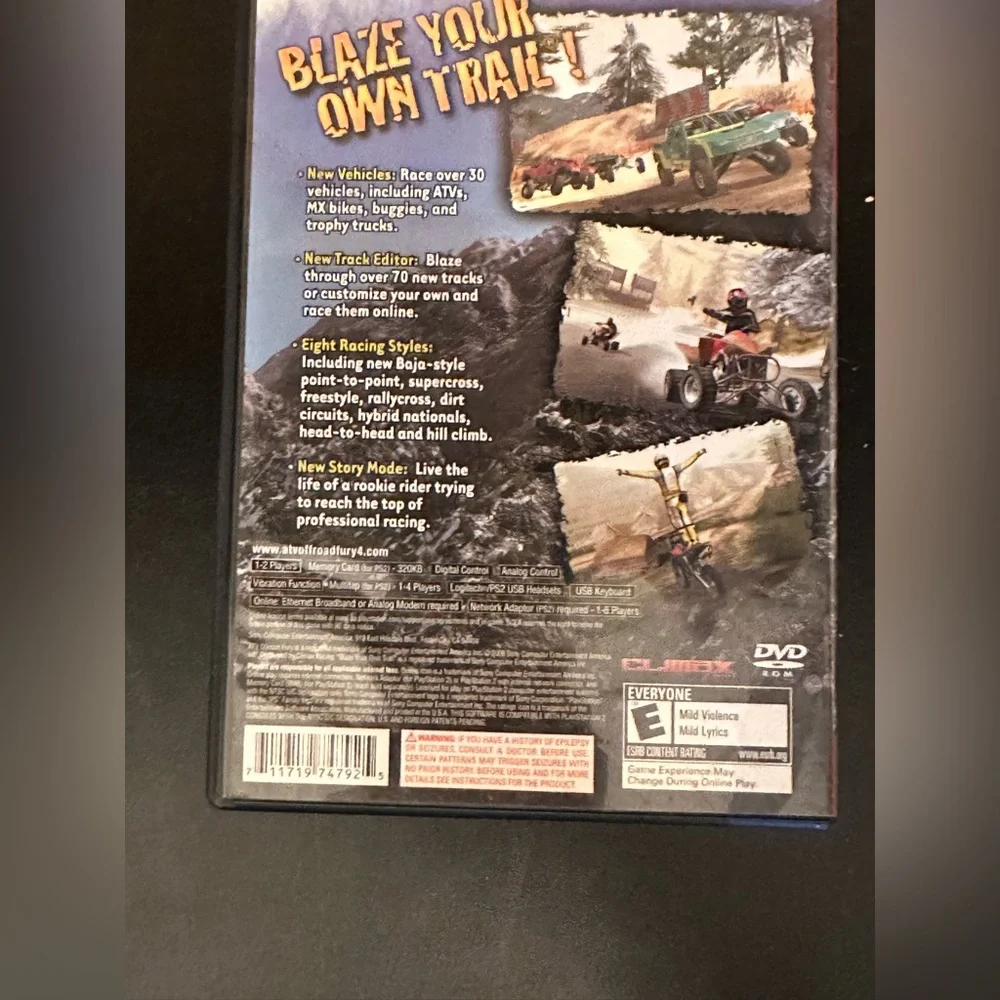 ATV Offroad Fury 4 (Sony PlayStation 2, 2006) PS2 Complete CIB Tested